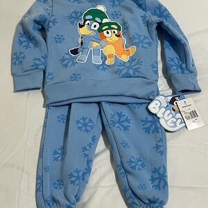 Bluey Kids Matching Set - Blue Boys Size 12 Months New with Tags